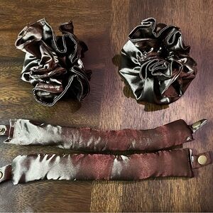 SOLD 2 Brown Mini Cap Curlers